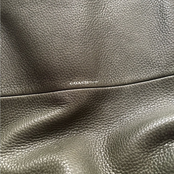 Vintage Coach Dark Green Leather Satchel - Picture 13 of 17